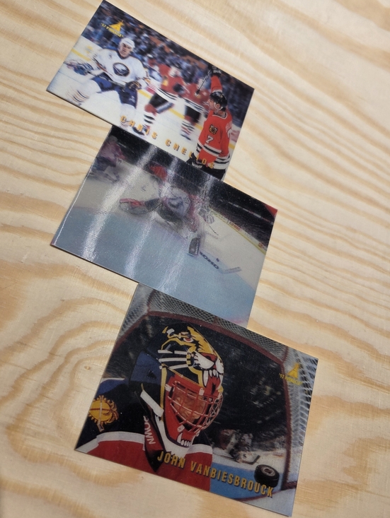 NHL Other - 1997 McDonald's x Pinnacle NHL Collectible 3D Hockey Cards (Set of 3)